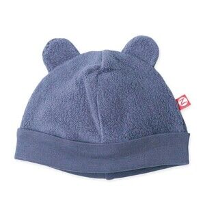 Zutano Baby Bear Ear Fleece Hat 12M – Navy – NWT